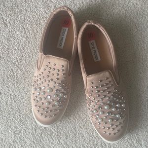 Blush Pink Loafer Sneakers